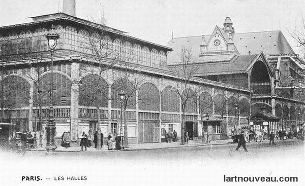Les anciennes Halles de Paris 