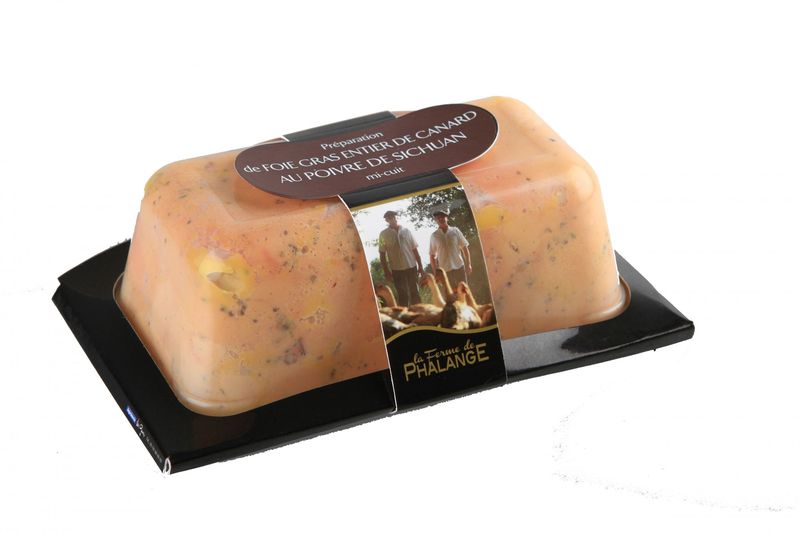 Distributeur de foie gras de canard mi-cuit au poivre de sichuan en Région Parisienne et partout en France