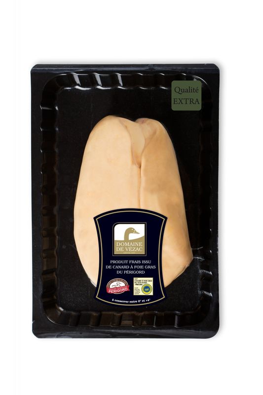 Grossiste, revendeur de foie gras de canard extra frais entier sous vide ou papier troussé déveiné ou pas 