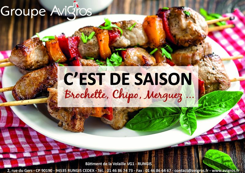 BROCHETTE - CHIPO - MERGUEZ