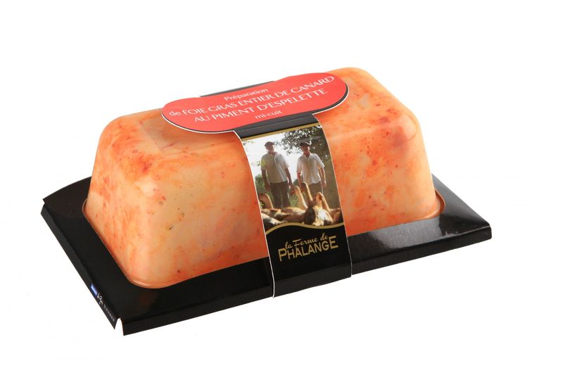 Foie Gras de Canard mi-cuit au piment d'espelette