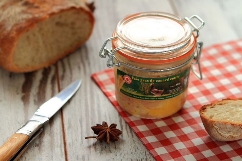 Foie gras de canard en conserve