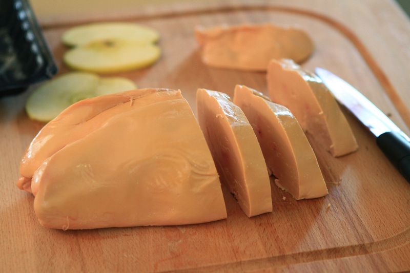 Escalope de foie gras surgeléés
