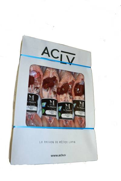 Lapin entier Le Magistral Bleu Blanc Cœur sélectionné pour les professionnels à Rungis, Paris et Île-de-France