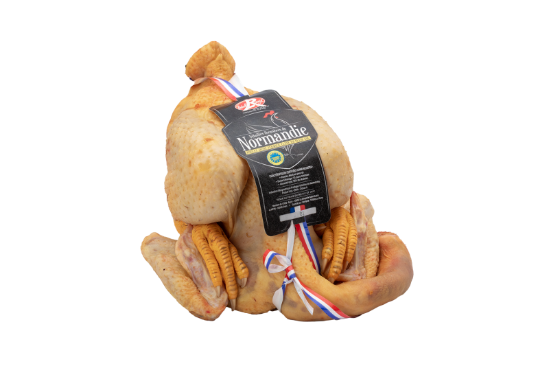 POULET FERMIER DE NORMANDIE LABEL ROUGE PAC OU EFFILÉ