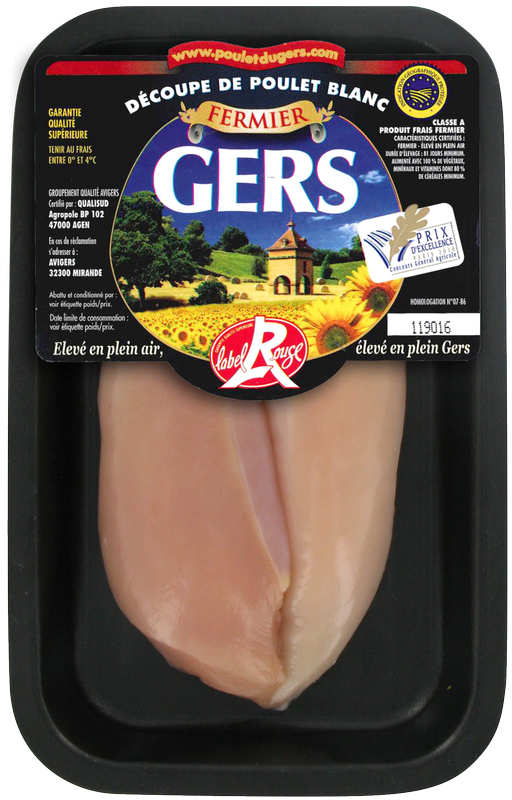 DÉCOUPE DE POULET FERMIER