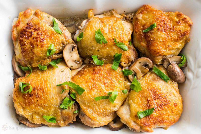 Haut de cuisse de poulet jaune