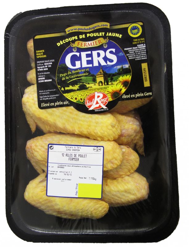 AILES DE POULET FERMIÈRE DU GERS